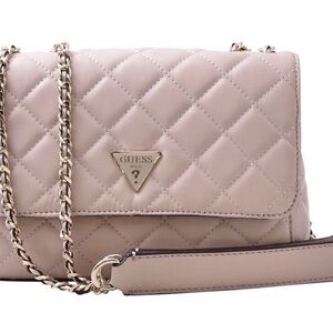 Guess Quilted Tan Crossbody Bag